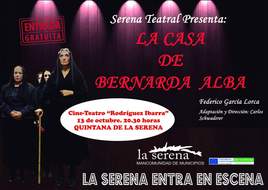 'La Serena entra en escena', el 13 de octubre en Quintana