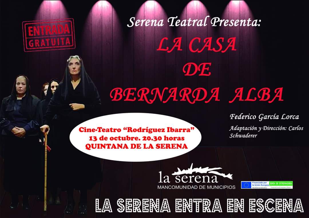 'La Serena entra en escena', el 13 de octubre en Quintana
