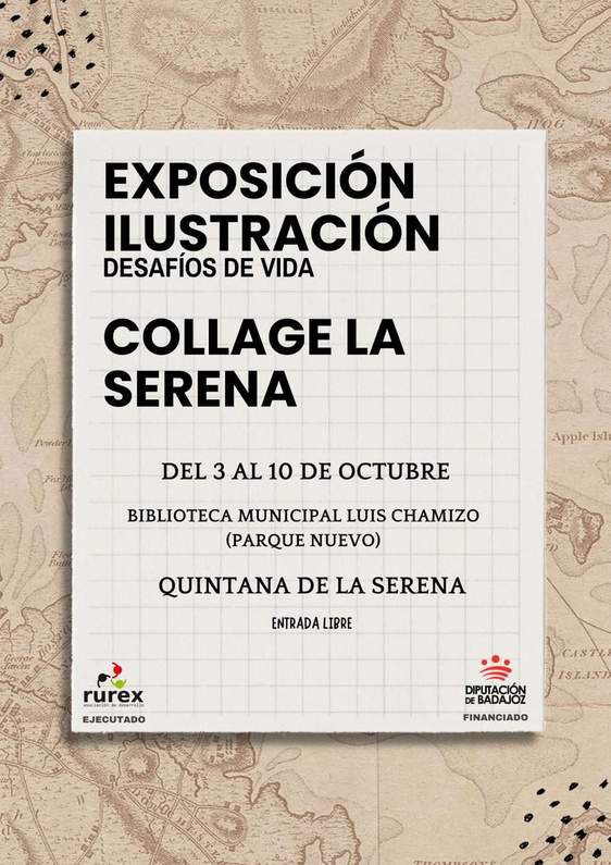 Ilustración 'Desafíos de vida' en la Biblioteca Municipal