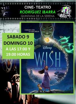 Doble sesión de 'Wish' en el Cine Teatro Rodríguez Ibarra