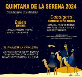 Llega el portal viviente y la cabalgata de SSMM los Reyes Magos