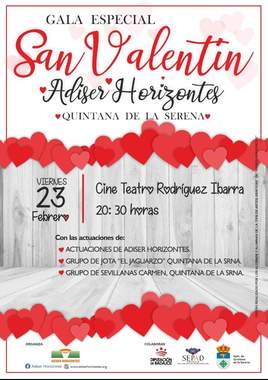 Quintana celebrará la Gala especial San Valentín - Adiser Horizonte