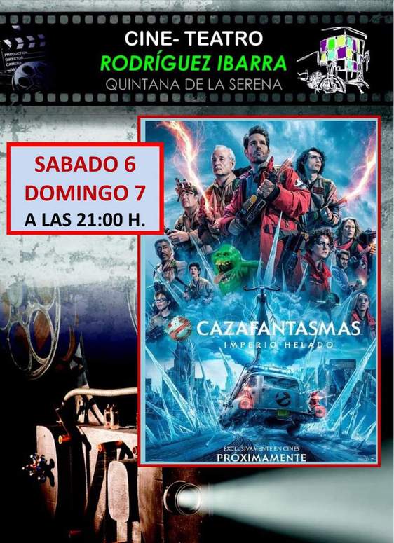 Doble sesión de 'Cazafantasmas' en el Cine Teatro Rodríguez Ibarra