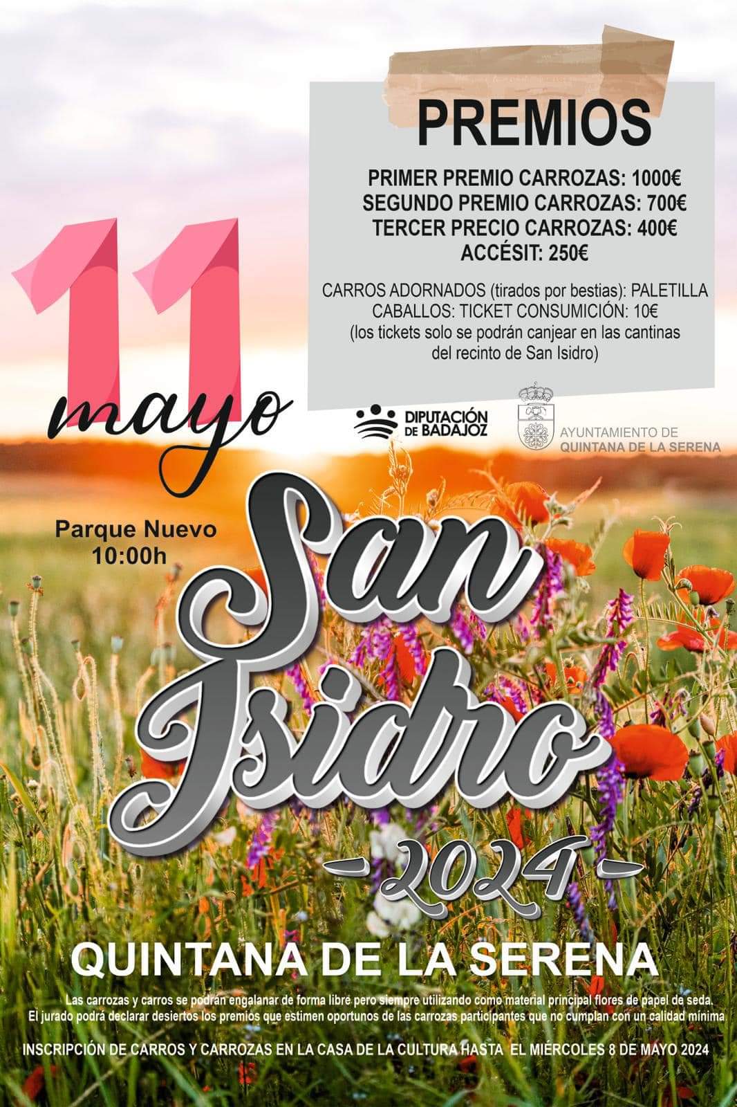 Anunciado el cartel del día de San Isidro