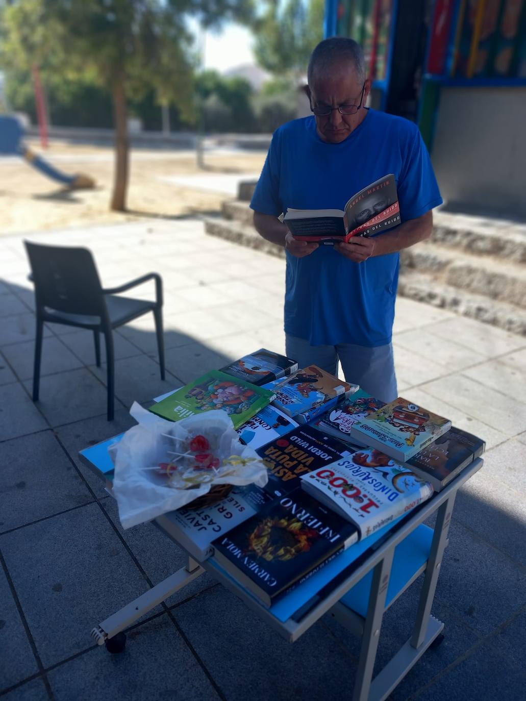 Los vecinos celebraron el Día del Libro en la calle