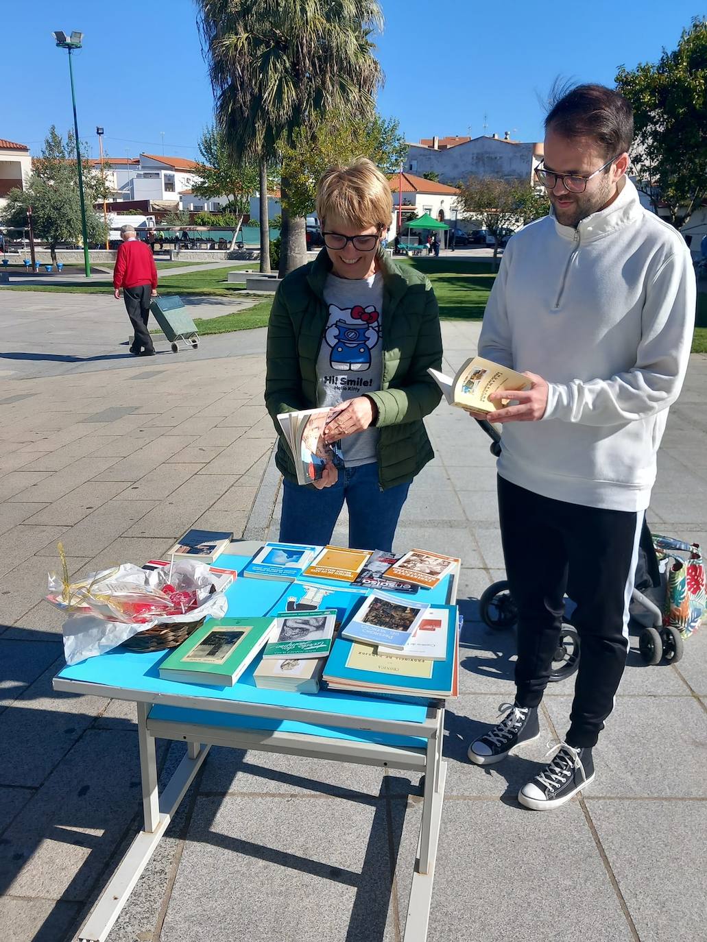 Los vecinos celebraron el Día del Libro en la calle