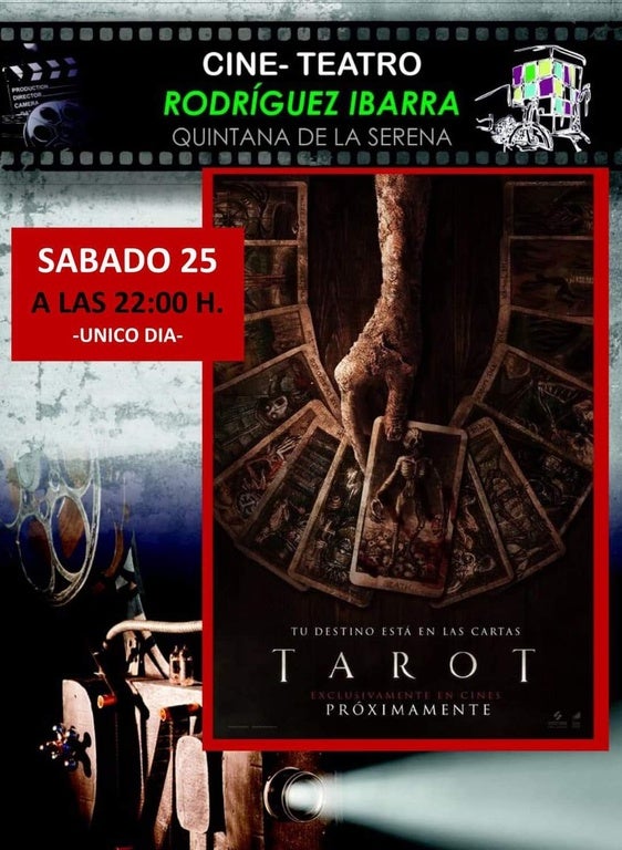 Sesión de 'Tarot' en el Cine Teatro Rodríguez Ibarra