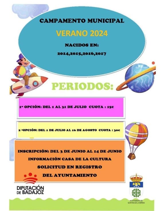 Se abre el plazo para el Campamento de Verano para niños de entre 7 y 10 años