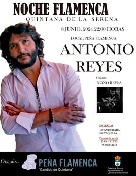 Noche flamenca el próximo 8 de junio en la peña 'Cándido de Quintana'