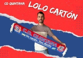 Manuel Nogales, primera renovación del CD Quintana