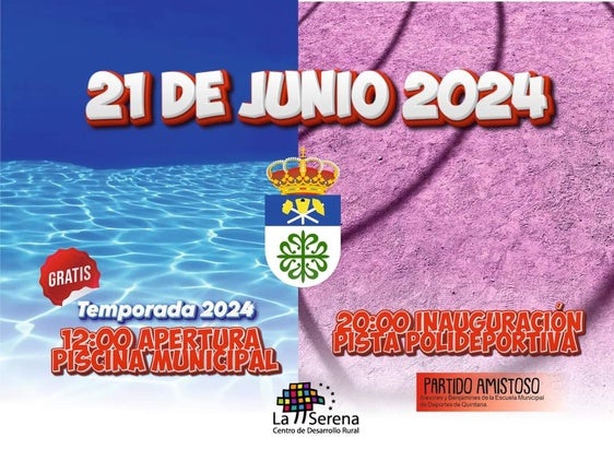 La pista polideportiva lista para su inauguración