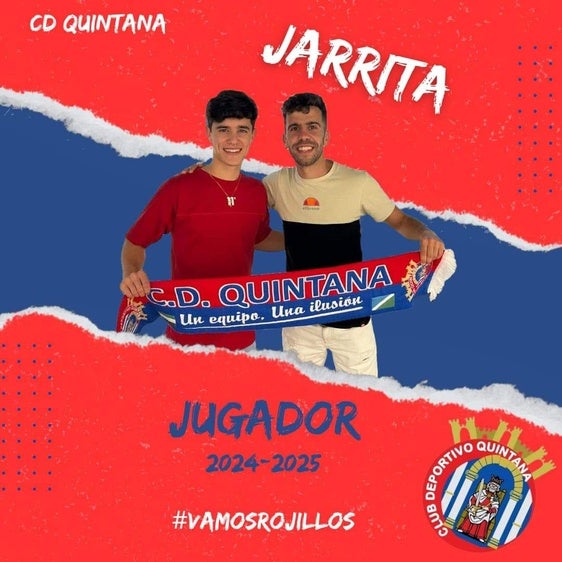 'Jarrita', nueva renovación del CD Quintana de cara a la temporada 2024/2025