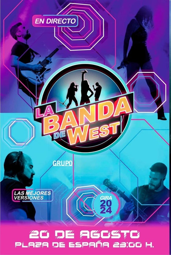 La Banda de West versionará temas variados en Quintana
