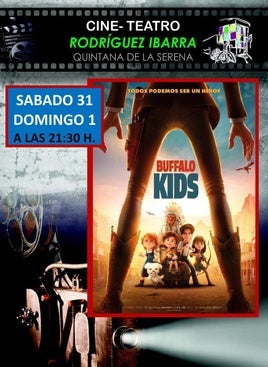 Doble sesión de 'Buffalo Kids' en el Cine Teatro Rodríguez Ibarra