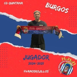 El CD Quintana anuncia un nuevo fichaje