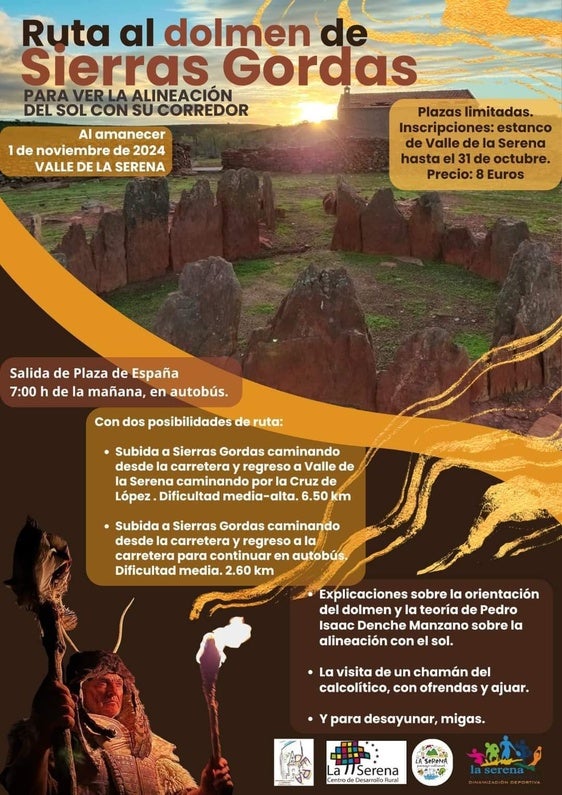 Ruta al dolmen de Sierras Gordas en Valle