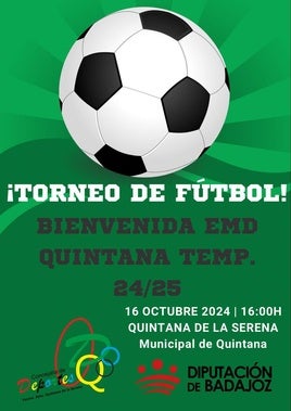 La EMD Quintana anuncia un nuevo torneo de fútbol
