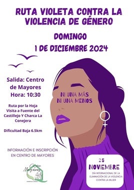 Ruta violeta contra la violencia de género en Quintana