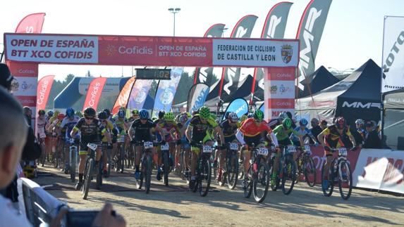 La salida del Open de España BTT XCO Cofidis 