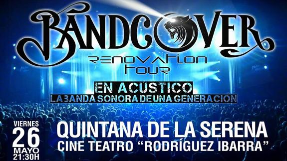 'Bandcover' actuará esta noche en el Rodríguez Ibarra