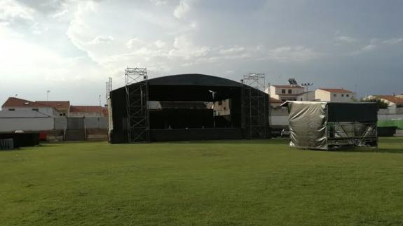 El escenario comenzará a montarse una semana antes de la celebración 