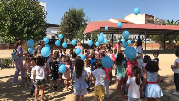Durante la celebración en el Colegio Virgen de Guadalupe 
