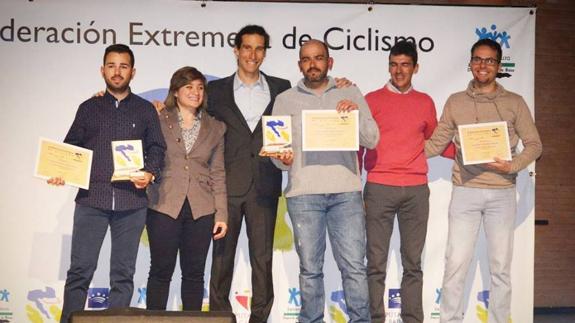 La Federación Extremeña de Ciclismo premió a veintiocho quintanenses