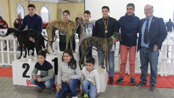 126 ejemplares se dan cita en el Concurso Español de Galgos celebrado en Quintana