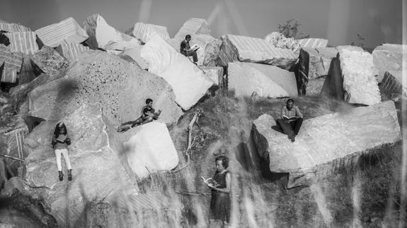 La fotografía realizada a la asociación en Quintana  