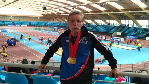 Campeonato de Madrid de Pista Cubierta con sus dos oros  