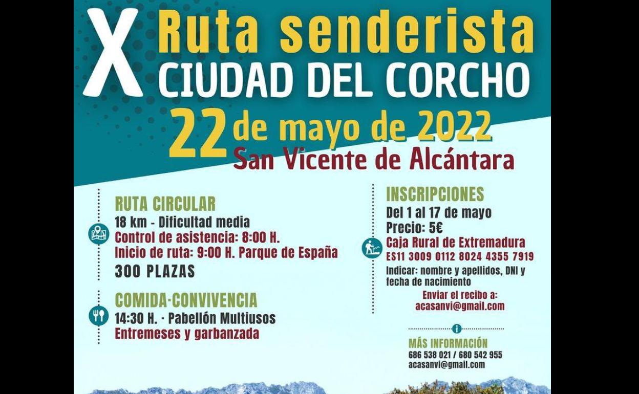 Cartel promocional de la ruta. 
