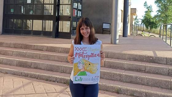 Miranda García García-Ortega gana el concurso de carteles de la Olimpiada Matemática Junior