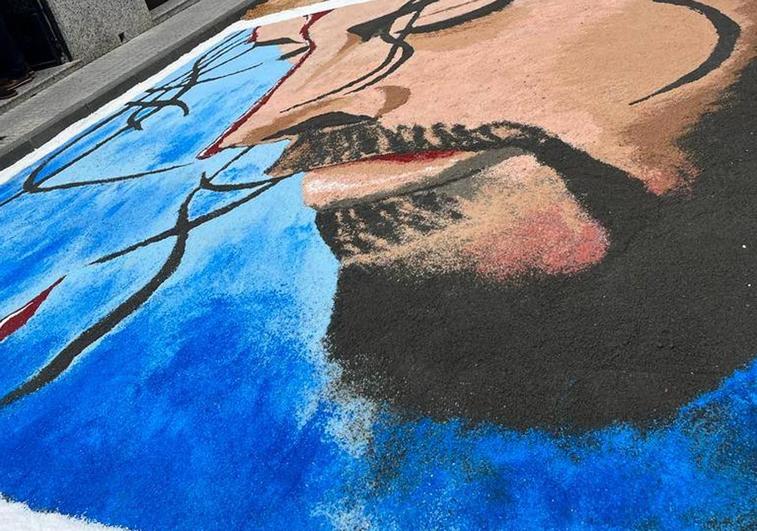 Como novedad destacaron las imágenes a gran escala.