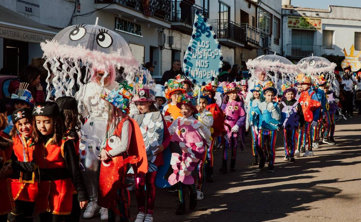 Desfile del Carnaval infantil. 