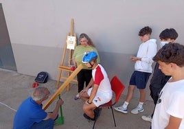 Alumnos participantes en una de las actividades.