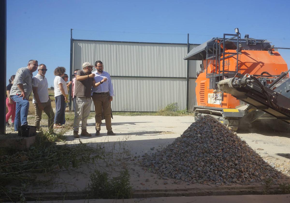 Imagen principal - La localidad contará con una planta de tratamiento de residuos de construcción