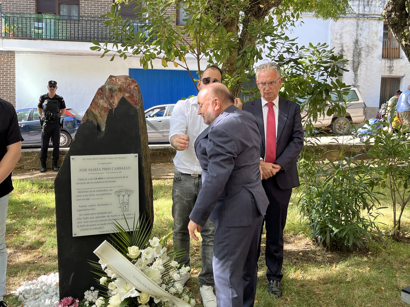 Imágenes del acto celebrado en memoria de Jose María Piris (I)
