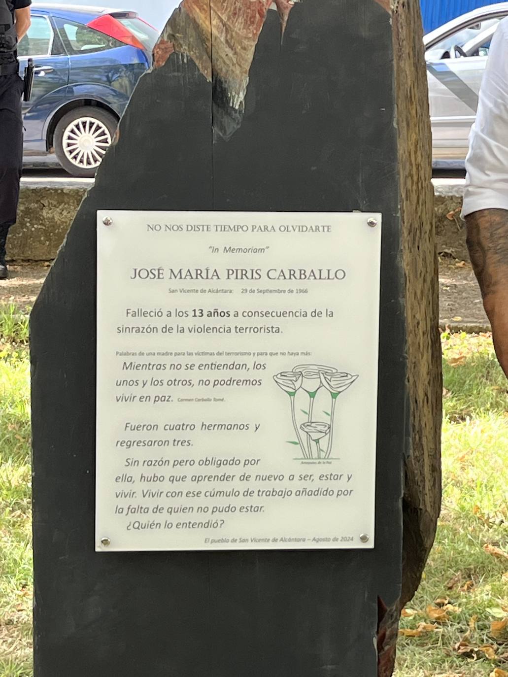 Imágenes del acto celebrado en memoria de Jose María Piris (I)