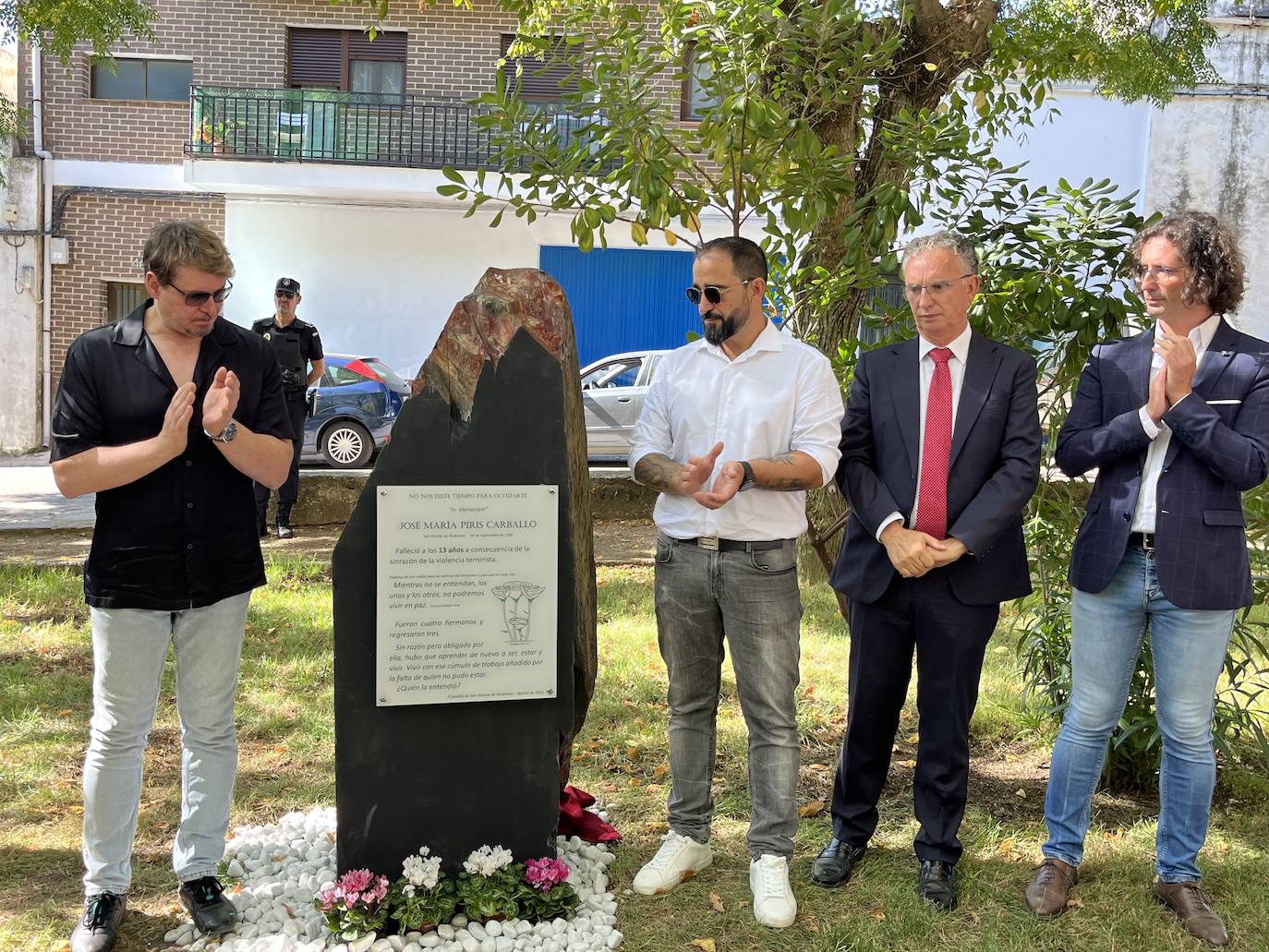 Imágenes del acto celebrado en memoria de Jose María Piris (I)