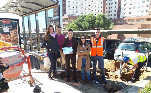 Imagen de los trabajos de adecuación.