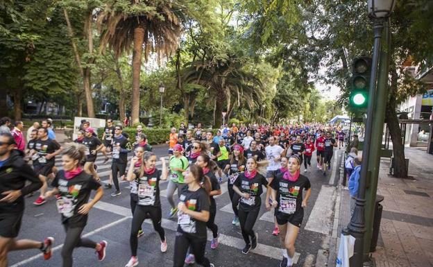 Carrera solidaria en la región.