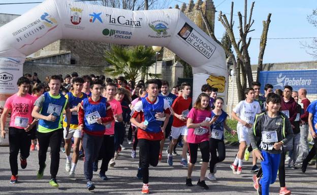 Carrera solidaria en la región.