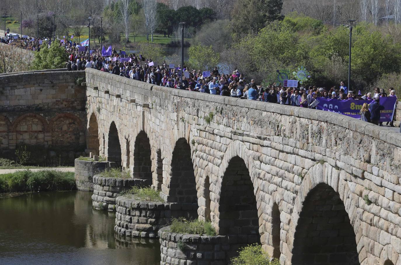 Manifestación en Mérida. 