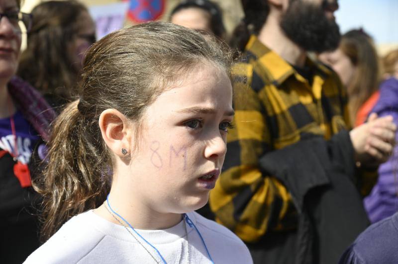 Manifestación por el 8M en Badajoz. 
