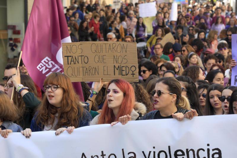 Manifestación en Cáceres. 