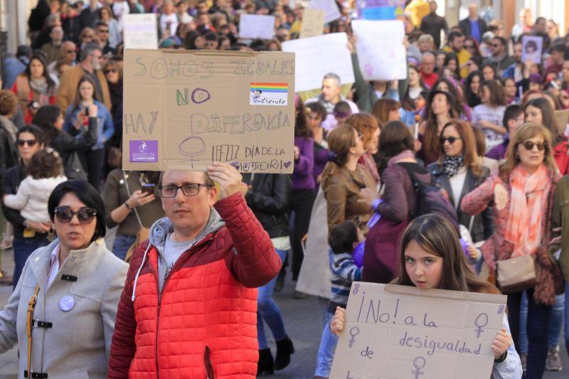 Manifestación en Cáceres. 