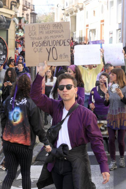 Manifestación en Cáceres. 