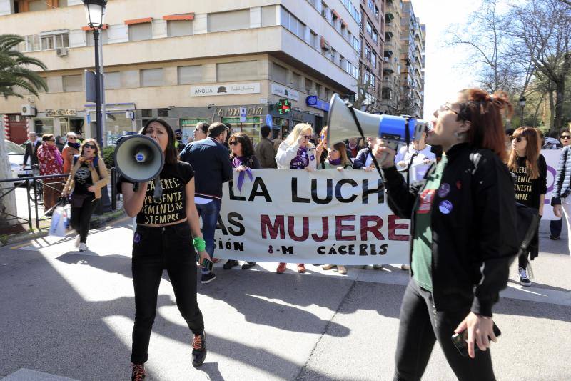 Manifestación en Cáceres. 