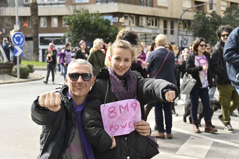Manifestación por el 8M en Badajoz. 