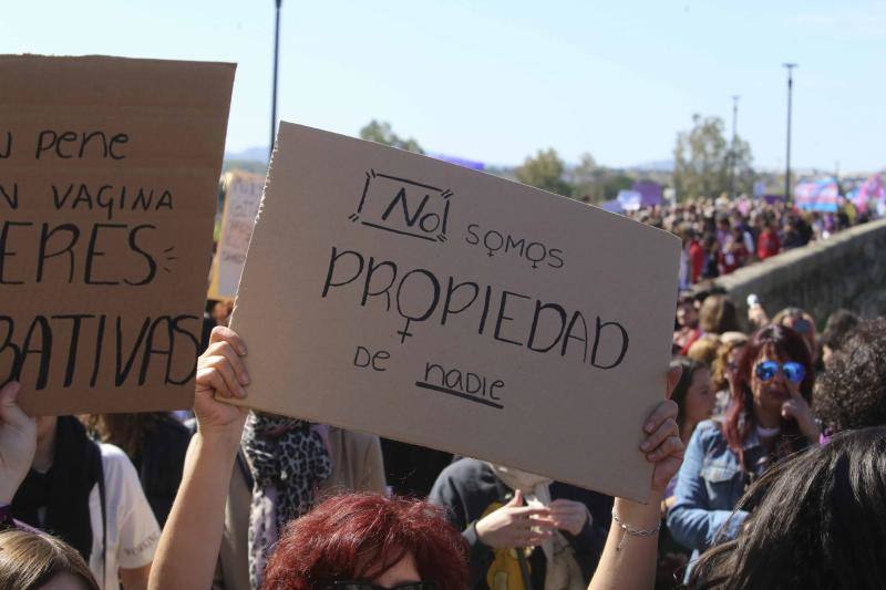 Manifestación en Mérida. 